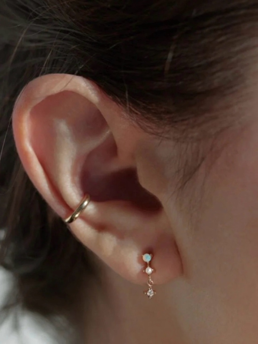 CATBIRD Petite Opal Spring Fairy Earrings - Picture 7 of 16